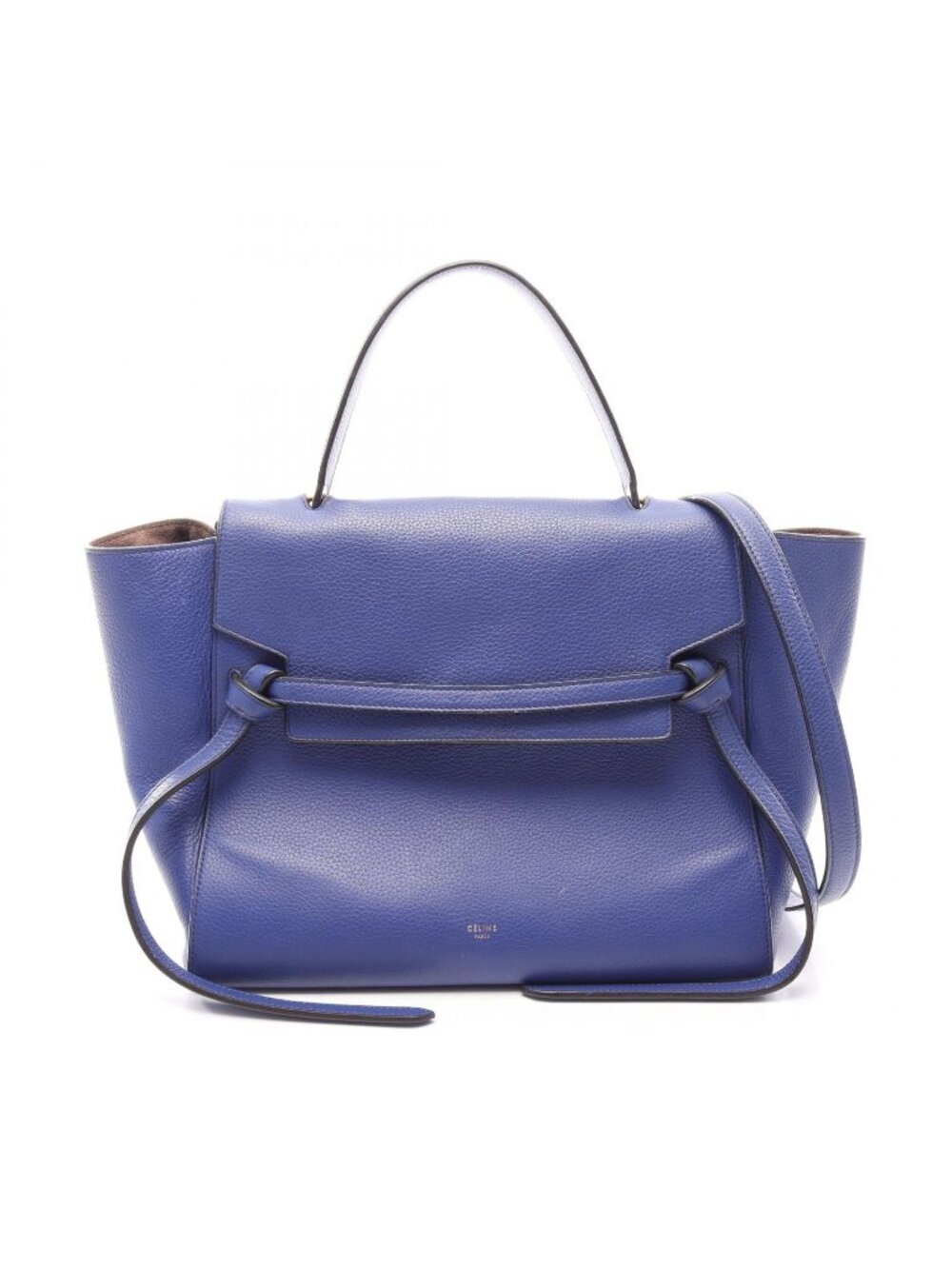 Celine Belt Bag Mini 2-Way Blue Leather
